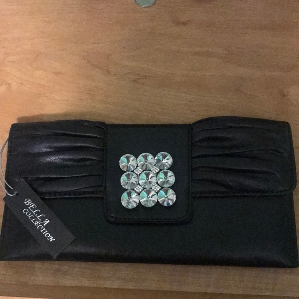 Black clutch purse